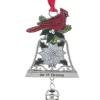 Boutique de Noël Birds & Owls*Zinc Cardinal Ornament With Message For 1St Xmas