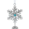 Boutique de Noël Family & Friends*Zinc Snowflake Ornament With Message For Moms
